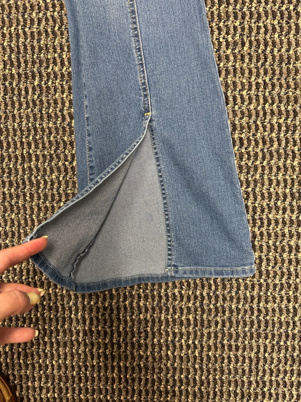Levi’s Womens Size 29 Split Leg Flare Jeans - Picture 3 of 7